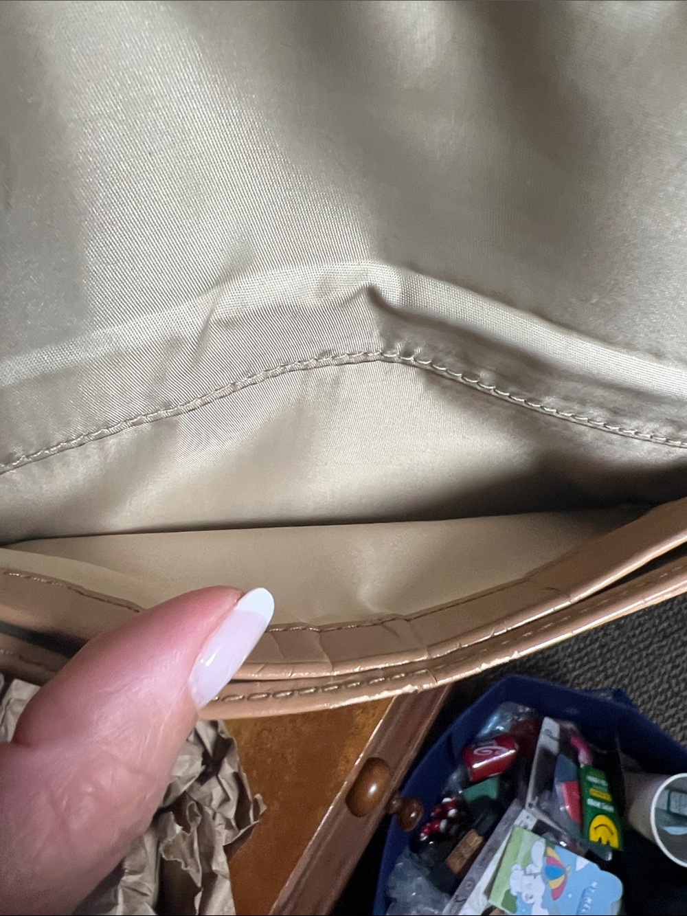 Coach Peyton Tattersall Plaid Shoulder Bag with wallet - Picture 10 of 12